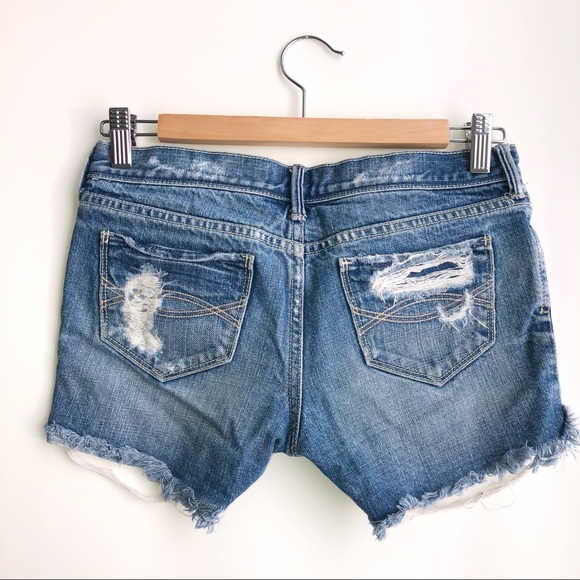 5/$20 Low-rise Jean shorts from Abercrombie kids, size 14R - Picture 3 of 8